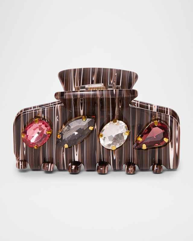 Mini Crystal Claw Clip